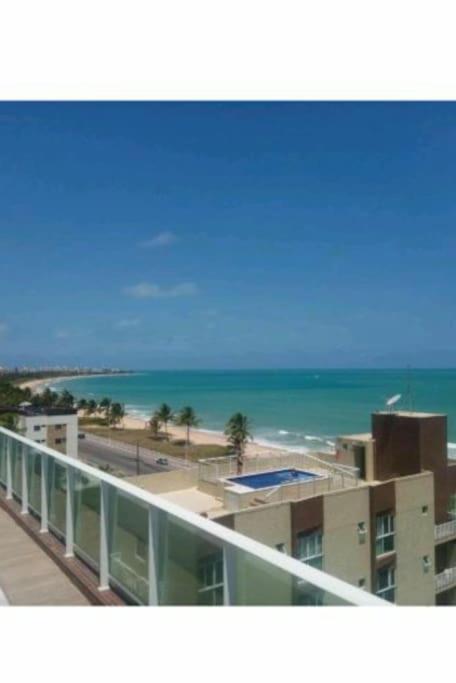 Flat Bello Plaza - Piscina Com Vista Da Orla Cabedelo Bagian luar foto